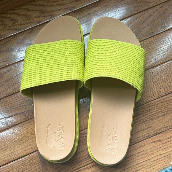 Sorel Roaming Easy Slide Sandals Slip On Bolt/Gum Size 9 NEW - Picture 3 of 6